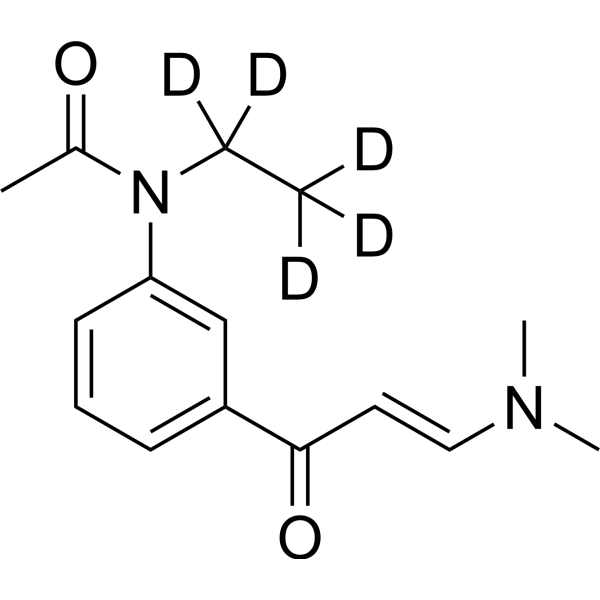 N-[3-[3-(Dimethylamino)-1-oxo-2-propenyl]phenyl]-N-ethylacetamide-d3 1104483-92-2
